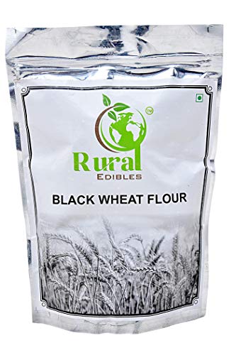 Rural Edibles Organic Black Wheat Flour, Diabetic Atta, Gluten Free, Keto Friendly, Low Carbs Antioxident 500 Grams