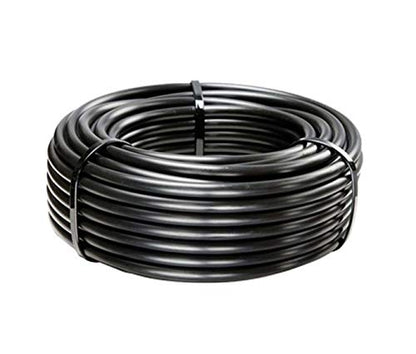 Pinolex® Drip Irrigation 16 mm Diameter Main Supply Line Pipe Roll Black Watering Hose Blank Distribution Gardening Purpose Plants Tree Tube Home Farming Accessories Pipes (100 Meters) approx 328 feet