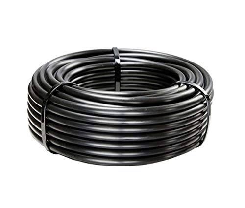 Pinolex® Drip Irrigation 16 mm Diameter Main Supply Line Pipe Roll Black Watering Hose Blank Distribution Gardening Purpose Plants Tree Tube Home Farming Accessories Pipes (100 Meters) approx 328 feet