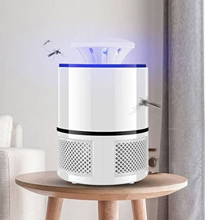 TORIYOX International Eco Friendly Electronic LED Mosquito Killer Machine Trap Lamp Theory Screen Protector Killer lamp for Home USB Powered Electronic (Round White)