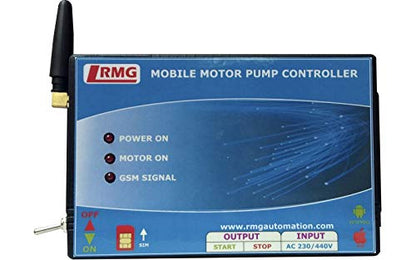 RMG Single/Three Phase GSM Mobile Motor Controller with 1yr Manufacturer Warranty (Single Phase Starter)