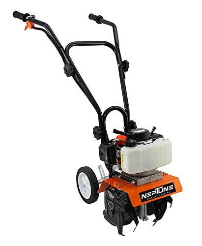 NEPTUNE SIMPLIFY FARMING Garden Mini Power Tiller/Cultivator/Rotary/Weeder with 2 Stroke 52 CC Engine (NC-52-Bottom)