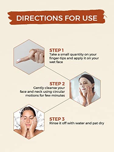 Oshea Herbals Papayaclean Anti Blemishes Face Wash I Hydrates Skin I Deep Cleansing I Lightens Blemish I Removes Impurities I Enriched with Papaya extracts & Vitamin E I 150g