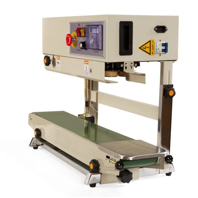 Vertical Band Sealer Machine used for Plastic pouch packaging,pp,Laminated and Silver, Paper pouch SealingPlastic Packing Machine, Plastic Bag Sealing Machine, Heat Sealer Machine,