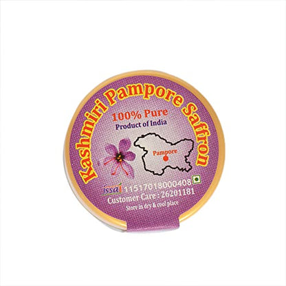GA+ Kashmiri Negin Pampore Organic Saffron Organic Saffron, 1 g