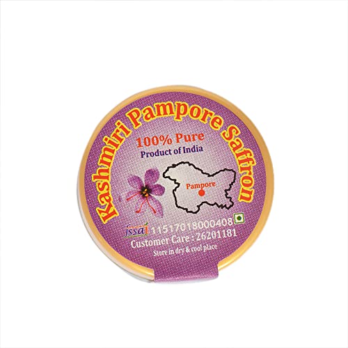 GA+ Kashmiri Negin Pampore Organic Saffron Organic Saffron, 1 g