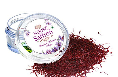 House of Saffron 5grams Kashmir Saffron Kesar- 5g (5packs of 1g)