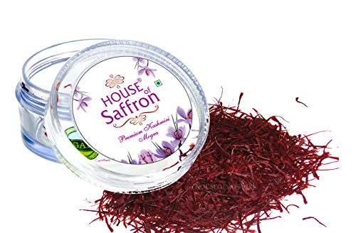 House of Saffron 5grams Kashmir Saffron Kesar- 5g (5packs of 1g)