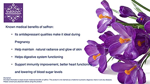 medicinal benefits of saffron