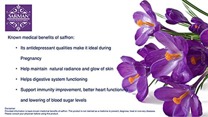medicinal benefits of saffron