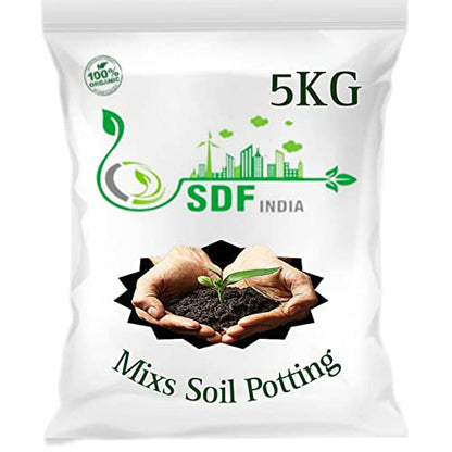 SDF INDIA Mixs Potting Soil for All Types of Plants 5kg