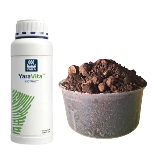 Ruxal Combo Yara Vita Biotrac Plants and Garden Fertiliser, 500 ml With Neem Cake 250gm