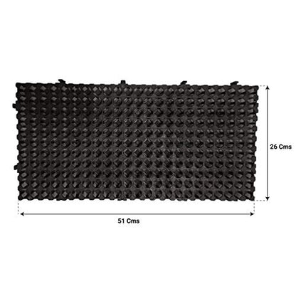 TrustBasket Heavy Duty Thickness Drain Cells (20 mm) - Set of 12 for Terrace/Kitchen Garden, Outdoor, | Heavy Duty Highly Durable Polypropylene Water Drain Cells