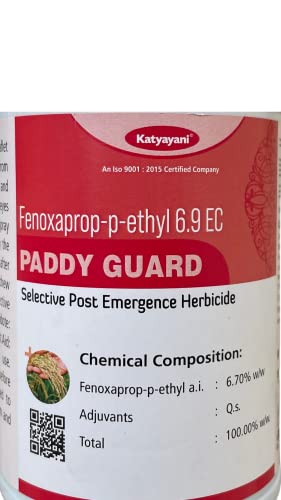 Katyayani Selective Herb Protector for Rice/Paddy Powerful Control of  Barnyard Grass & Other Grass Control Herb Controller of Rice Enriched With Fenoxaprop P Ethyl 6.9% Ec (750 ML (250ml x 3))