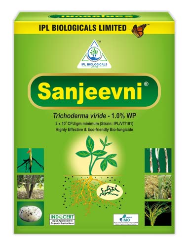Sanjeevni 1.0% W.P.  -Trichoderma Viride, 1 Kg, Bio fungicides, For Effective Control of Seed and Soil-borne Diseases