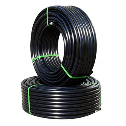 Pinolex® Drip Irrigation 16 mm Diameter Main Supply Line Pipe Roll Black Watering Hose Blank Distribution Gardening Purpose Plants Tree Tube Home Farming Accessories Pipes (100 Meters) approx 328 feet