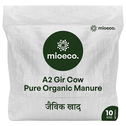 Mioeco - 100% Organic Gir Cow Manure Jaivik - 10 kg