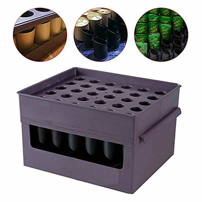 30 Bags Hand Tea Packaging Machine, 7-14g Manual Tea Bag Packing Machine Applicable 30 Holes Tool Tea Seasoning Packaging Tea Dispenser For Small Business Store