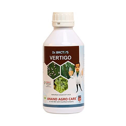 Dr. Bacto's Vertigo, Verticillium Lecanii, Effective Against All Soft Body Sucking Insects Like Thrips, mealy Bugs, White Flies, Jassids, Aphids, mite