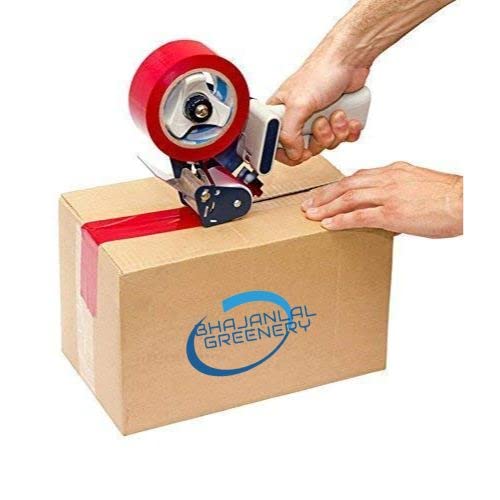 Bhajanlal Greenery Plastic Hand Operated Manual Tape Dispenser, 3-inch