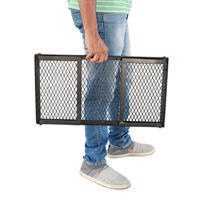 TrustBasket Heavy Duty Portable Camping Mesh Grill Top for Outdoor Cooking | Folding Barbecue BBQ Grill Rack for Outdoor Traveler, Picnics Camping Yard