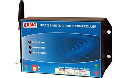 RMG Single/Three Phase GSM Mobile Motor Controller with 1yr Manufacturer Warranty (Single Phase Starter)