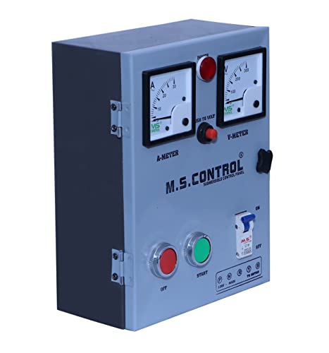 MS CONTROL M S Control 1 Hp Single Phase Panel Pump/Starter Submersible Water Pump (1 Hp