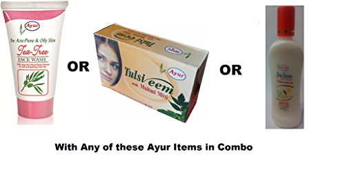 Ayur Papaya Face Pack Paste (Set of 12) with Ayur Product in Combo