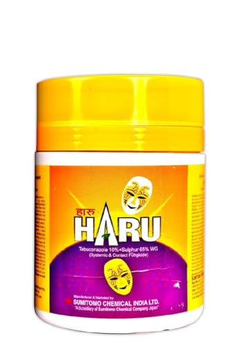 सुमितोमो हारू बुरशीनाशक, टेबुकोनाझोल 10% + सल्फर 65% डब्ल्यूजी, बहुतेक रासायनिक घटकांशी सुसंगत.