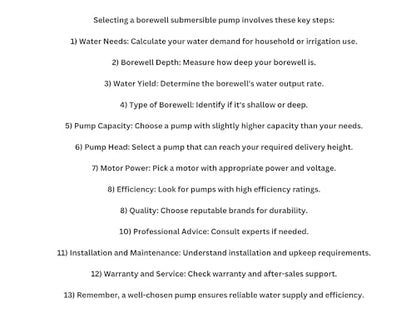 Kirloskar Brothers KP4 JALRAAJ UVA 60-1512 (1.5 hp) SERIES Borewell Submersible Single Phase Pump Ideal for Irrigation, Home, Industrial (Multicolour) with 24-Month