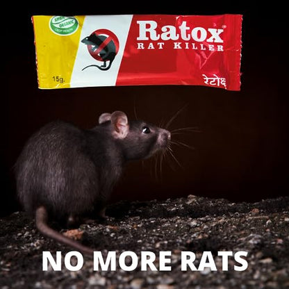 Ratox Rat Kill Paste | Ready to Use Rat Killer Gel for Home and Outdoors | 35GMx1 & 15GMx1 Combo Pack