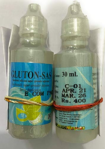 Silicone Super Spreader for Fertilizer Bio Pesticides Fungicides Weedicides 0.25 ml Per Litre Spray (30)