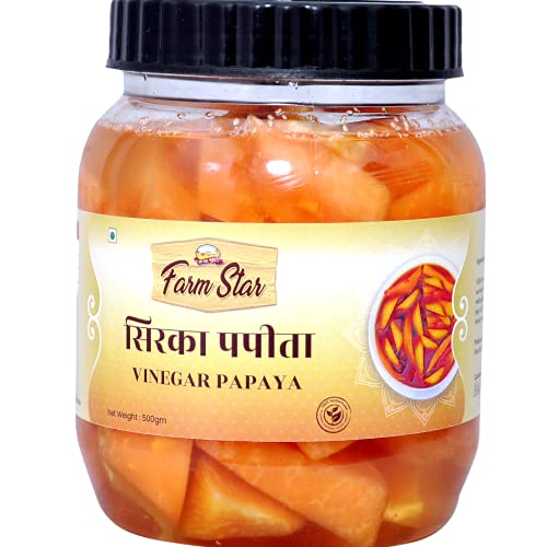 Vinegar Papaya– Sirka Papita | 100% Fresh & Homemade (500gm)