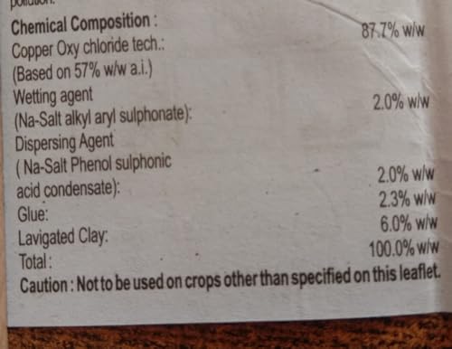 copper oxy chloride composition