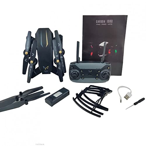 KB TRADE Garuda Drone box version Foldable Drone With Camera Garuda Drone with 1080P 4k Camera 720P Live Video,WiFi FPV Drone for Adults with HD 120°Wide Camera (garuda drone box version)