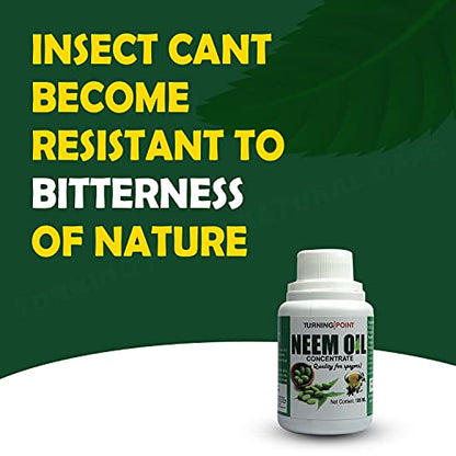 Chipku Pure Cold Pressed Water-Soluble Neem Oil for Spray on Plants and Garden (100 ml)…