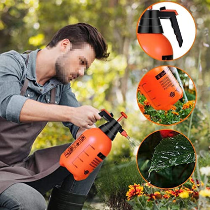 NEOPOL 1 Pc Heavy Duty Garden Pump Pressure Sprayer, Lawn Sprinkler, Water Mister, Spray Bottle for Herbicides, Pesticides, Fertilizers, Plants Flowers (2 L Capacity), Compressor,