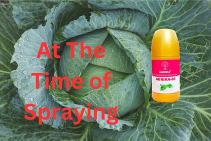 Spraying additive