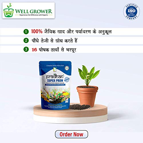 Green Paradise Super Prom Organic Fertilizer Granule by Pradhan-Pack of 5(2500 Gram)