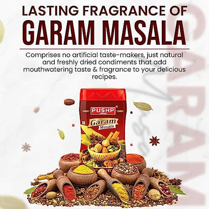 Pushp Brand Garam Masala Jar (500 Pack of 1)