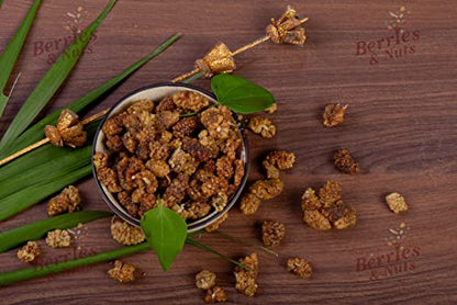Berries And Nuts Naturally Dried Mulberries | Naturally Sweet Dried Mulberry | 480 Grams | 3 Bottles of 160 Grams