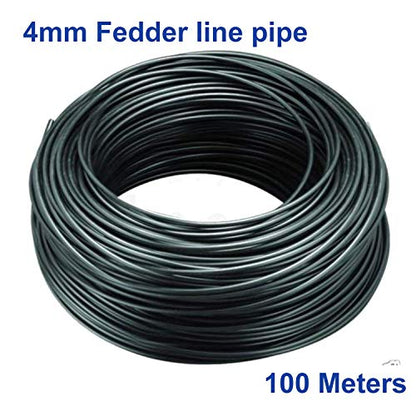 Pinolex® Drip Irrigation 4mm Feeder line Pipe - 100 Meters