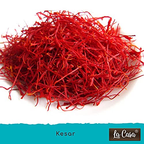 La Casa Super Negin Saffron | Combo Pack of 2 | Super Negin | Original Kesar | Premium A++ Grade Keshar | for Biryani/Milk | Purest Finest Zafran Threads | 5gm X 2 |