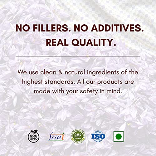 Rasayanam Pure Original Kashmiri Saffron/Kesar/Kumkuma Puvvu (1gm) | Certified highest Grade A | Saffron for pregnant women, Pooja rituals & Food aroma