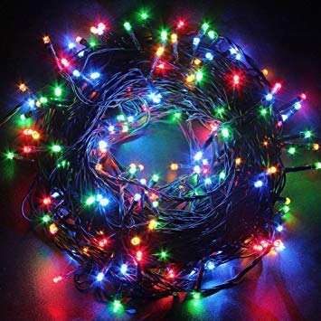 Desidiya® LED राइस लाइट सजावट के लिए स्ट्रिंग और सीरीज़ लाइट दिवाली क्रिसमस इंडोर आउटडोर सजावट बेडरूम शादी, जन्मदिन पार्टी आंगन, 12 मीटर 39 फुट (मल्टी)