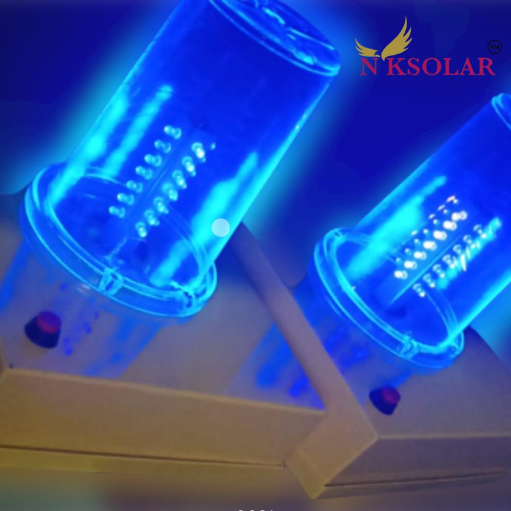 NKSOLAR Automatic Solar UV Light, Li-Ion Battery and Tray Insect Trap with Solar Panel for Pest Collection-01
