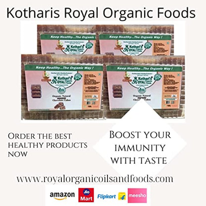 Kothari's Royal Organic Jaggery Cubes 2000gm pack of 4