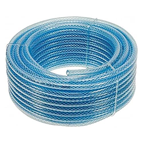 HOSEMART पीवीसी प्लास्टिक ब्रेडेड 3/4" इंच 50 मीटर हैवी ड्यूटी औद्योगिक ग्रेड गार्डन नली लचीली पानी की पाइप टिकाऊ नली कार्य दबाव 12 बार्स