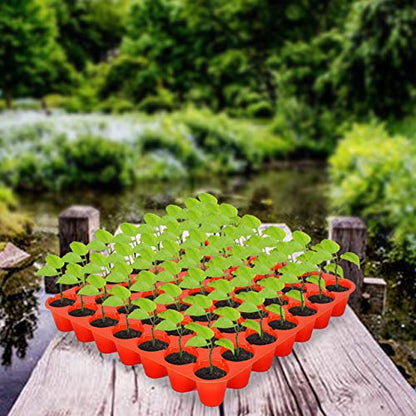 Kraft Seeds Seedling Pro Tray Colourful Exotic and Beautiful 49 Cavities (Pack of 10)
