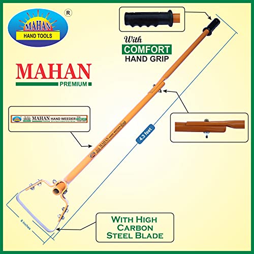 Mahan GHH-1.6 Gardening Hoes/Manual Weeder/Hand Weeder | Free Ring Weeder |